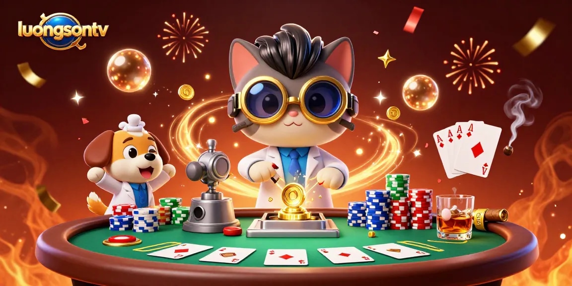Experience thrilling gameplay at luongsontv with exciting poker elements and vibrant 3D characters.