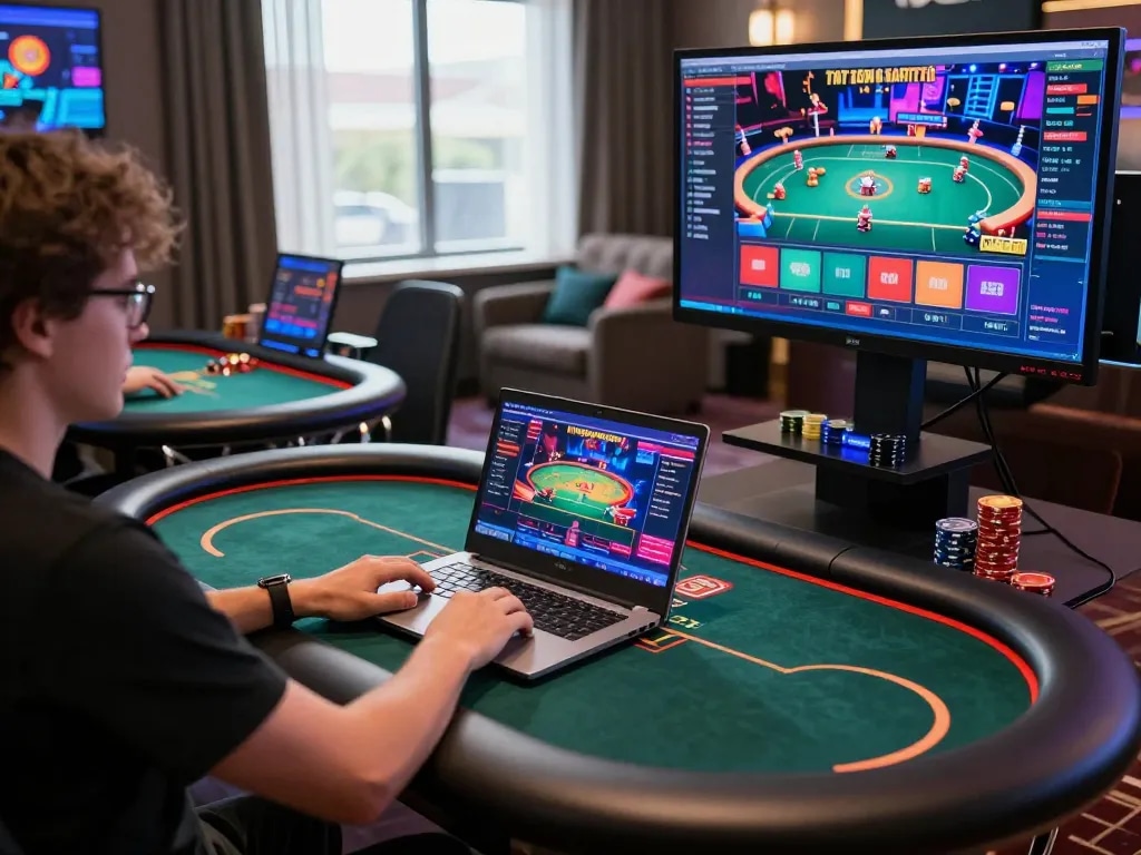 Experience live betting action on WALA88 with immersive online gaming setup