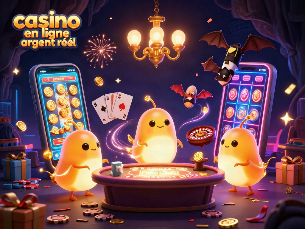 Jouez au casino en ligne argent réel avec une ambiance éclairée par des vers luisants et un croupier chauve-souris.
