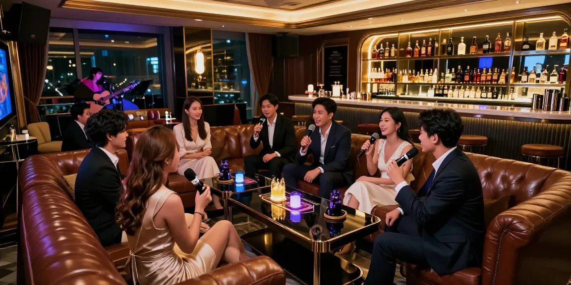 강남 세이렌에서 프리미엄 노래를 즐기는 고객들의 우아한 순간