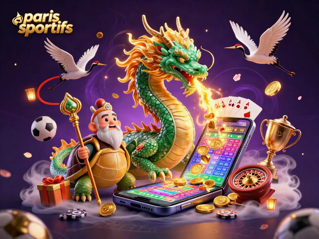 Engage with leading paris sportifs strategies using dynamic sports betting elements amidst 3D characters.