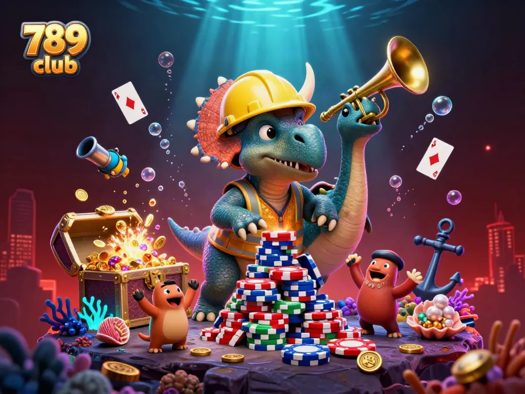 Experience thrilling gameplay at 789 club with vibrant characters and exciting casino elements.