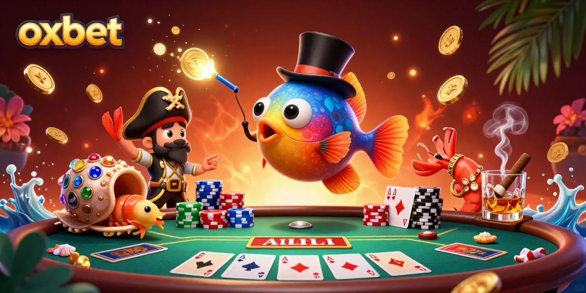 Experience thrilling gameplay at oxbet with this vibrant underwater casino scene.