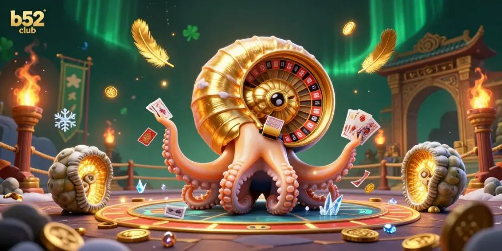 Experience the thrill of the b52 club with our vibrant 3D casino scene, featuring dynamic gameplay elements.