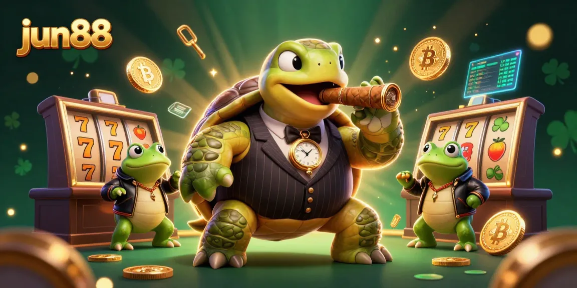 Experience thrilling gameplay at jun88 with our lively casino illustration featuring a vibrant casino scene.