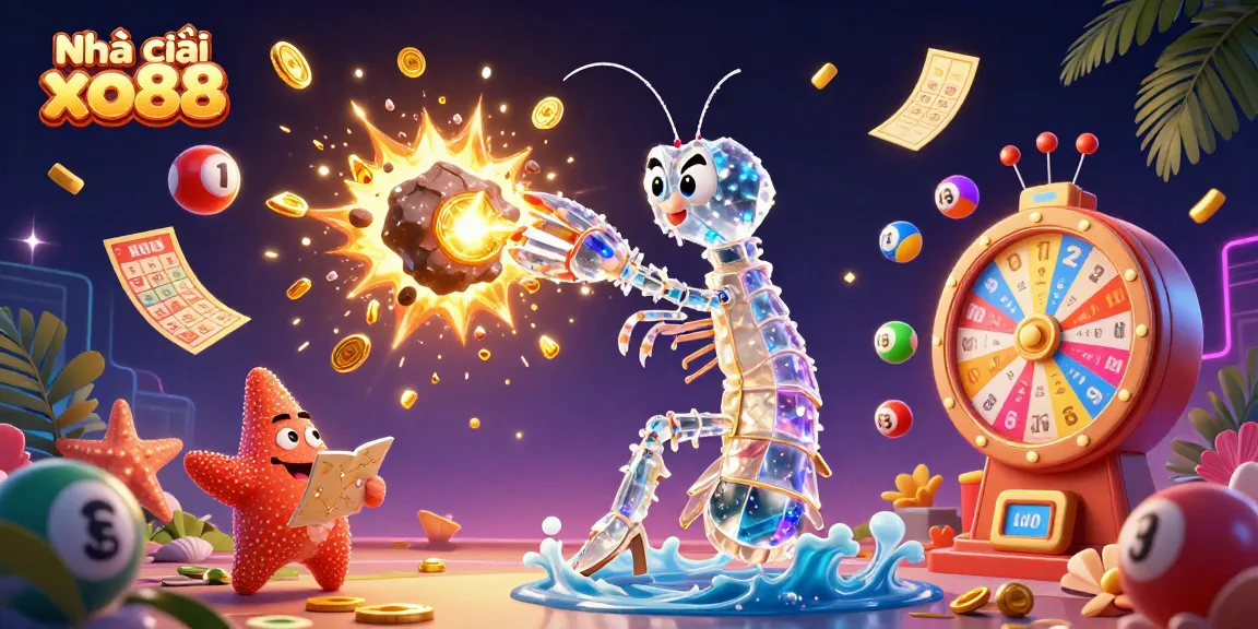 Engage with Nhà cái xo88 as a galactic samurai battles for jackpots amidst vibrant lottery elements.