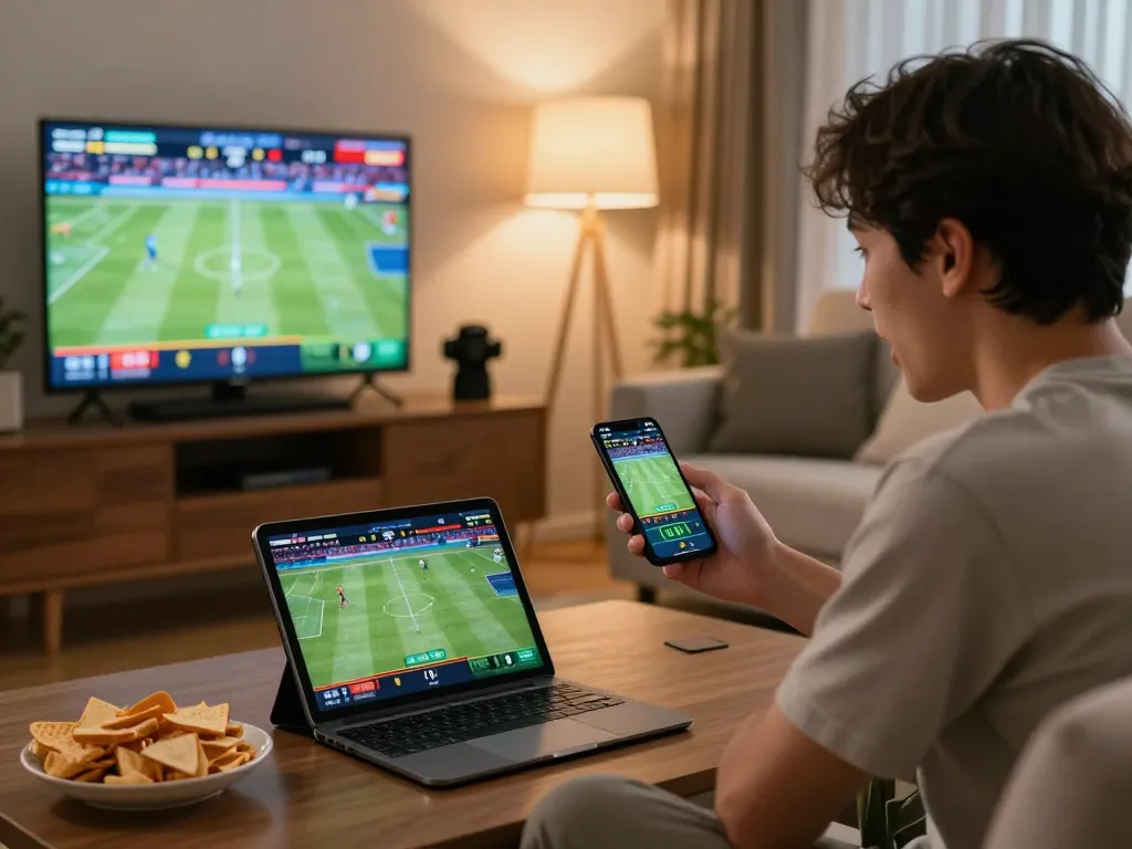 Placing bets on TG88 app during a live sports event for an engaging betting experience.