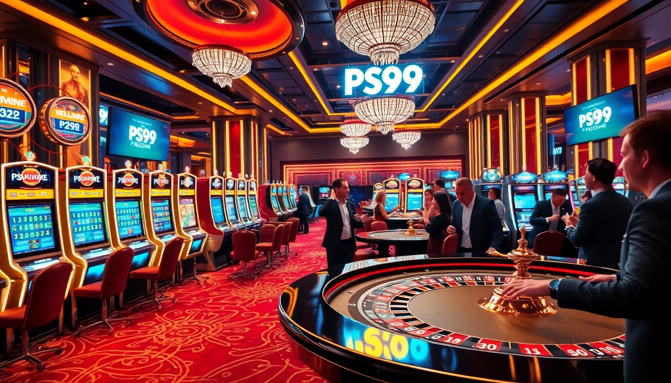 Experience the excitement of PS99COM as players engage in thrilling casino games.