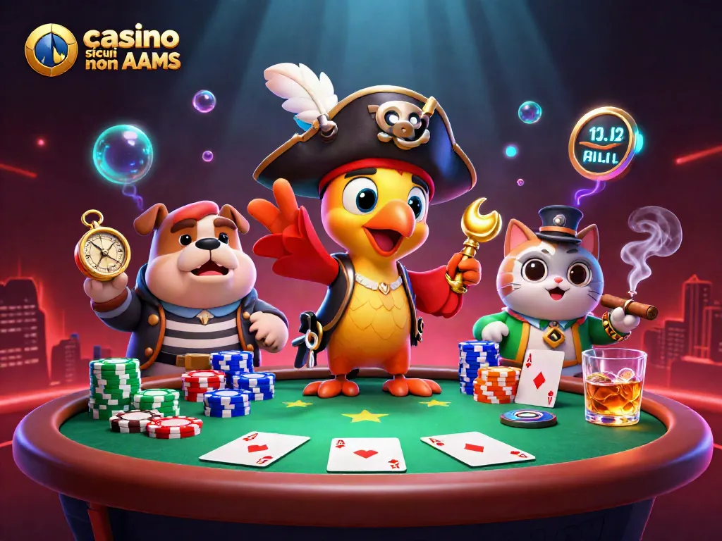 Gioca nei casino sicuri non AAMS con il parco giochi di poker e divertimento totale.