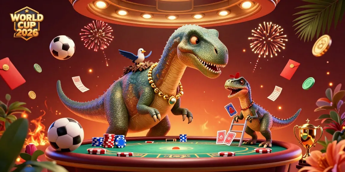 Experience thrilling sports betting action at WORLD CUP 2026 with dynamic poker and trophy elements.