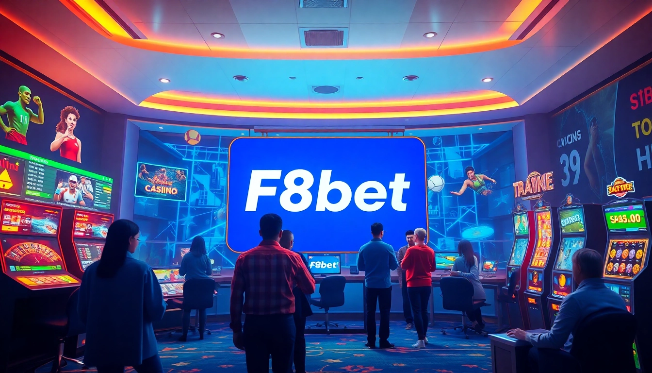 F8bet online betting platform showcasing diverse games and user engagement.