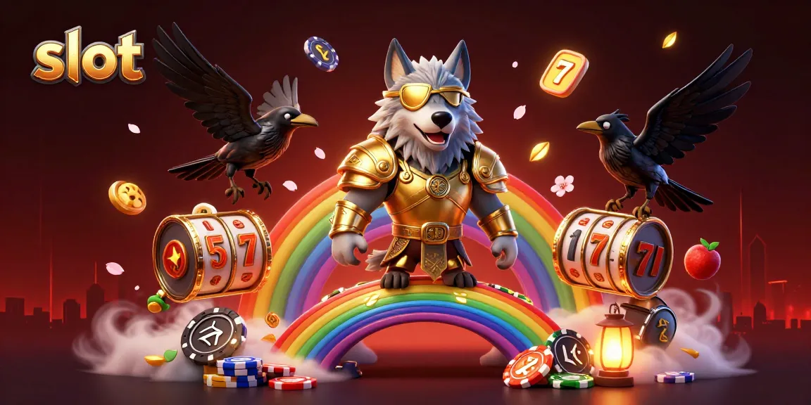 Spin the slot reels with Odin and his ravens amidst a dazzling casino backdrop.