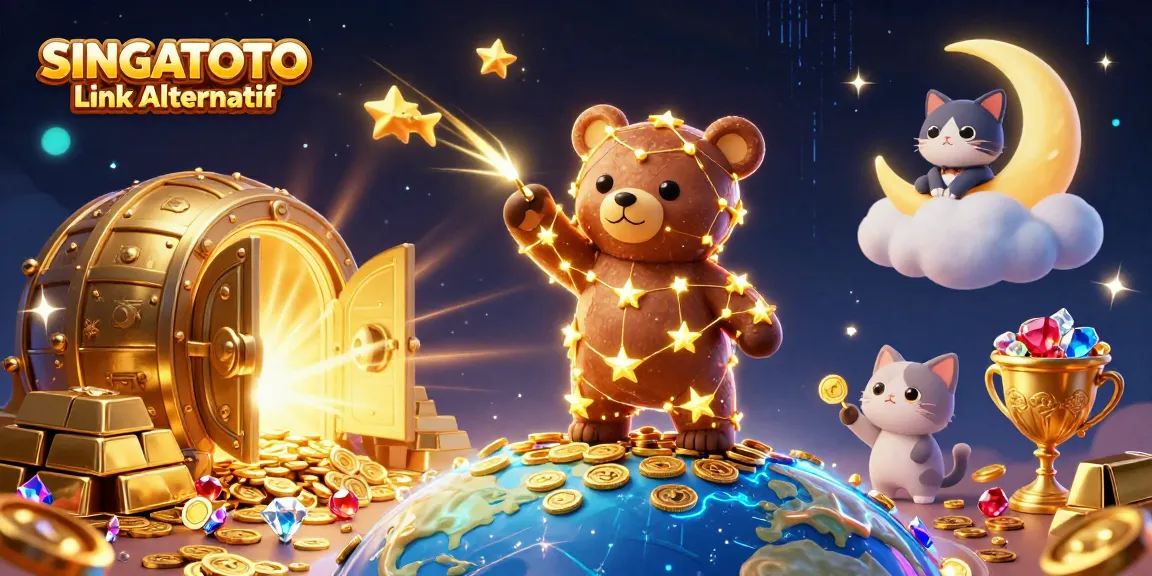 Slot kreatif dalam SINGATOTO Link Alternatif dengan karakter aktif dan harta karun mewah