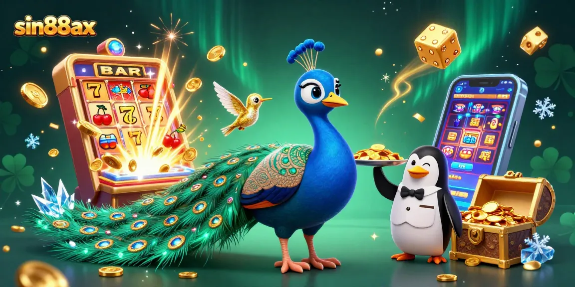 Win big at sin88ax with an exciting 3D casino adventure filled with vibrant symbols and treasures.