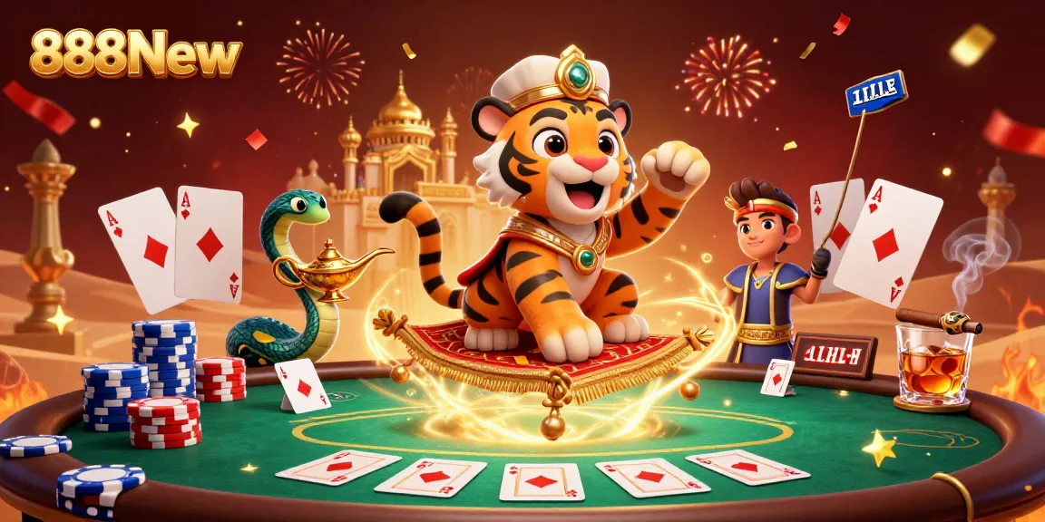 Engage in thrilling play with 888New's vibrant casino adventure featuring colorful elements and dynamic visuals.