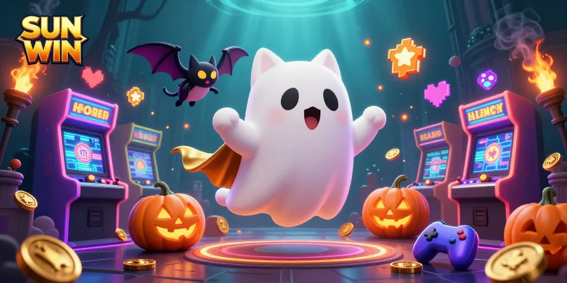 Chơi game với SUN WIN và hình ảnh vui nhộn từ casino ma ám.