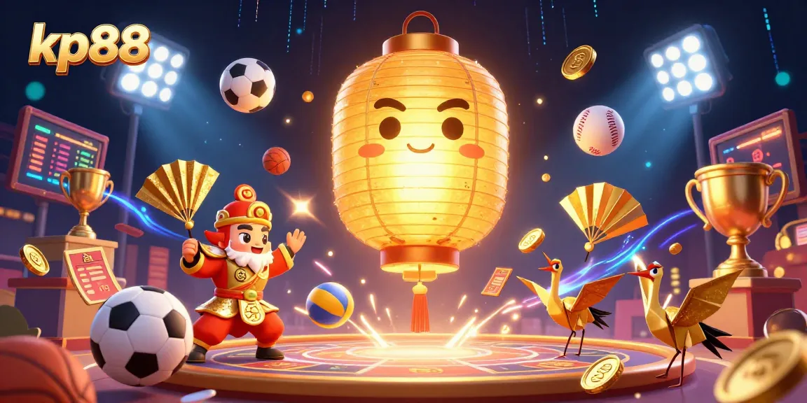 Win exciting prizes at kp88 with a vibrant illustration of our casino experience enhanced by gaming elements.