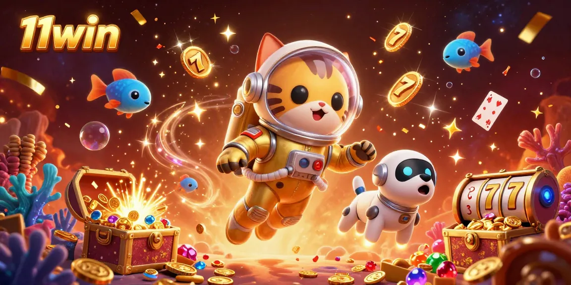 Engage in winning strategies at 11win with exciting casino games amidst an out-of-this-world scene.