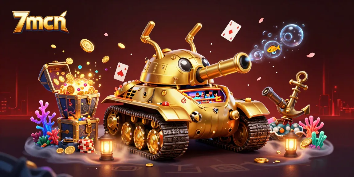 Experience the thrill of 7mcn with dynamic visuals of a whimsical casino adventure.