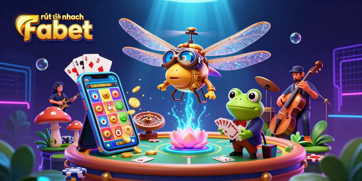 Engage with vibrant casino fun in the rút tiền nhanh Fabet scene featuring captivating characters and dynamic gaming action.