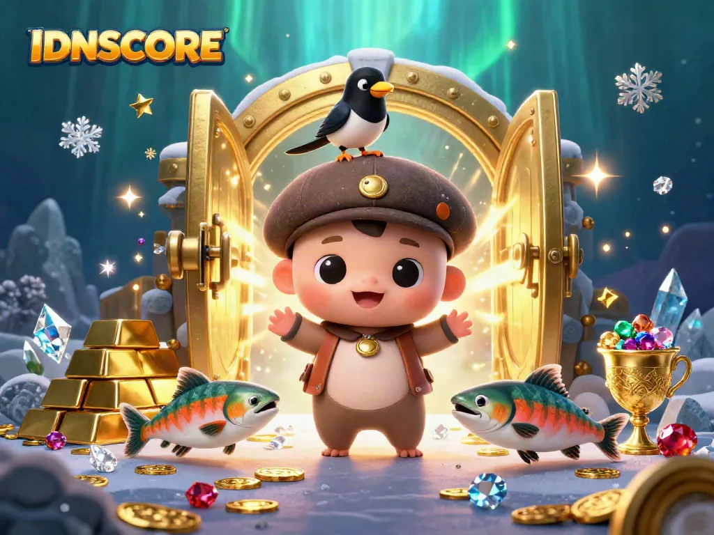 Experience thrilling wins at IDNSCORE with dynamic gaming elements and sparkling treasures.