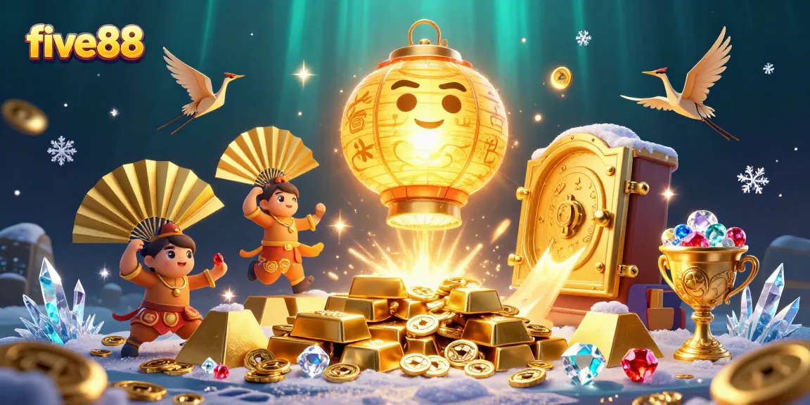Experience the thrilling energy of five88 with vibrant casino elements and enchanting characters.