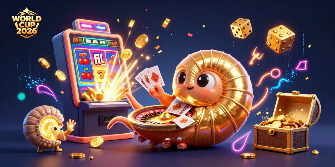 Experience winning excitement at WORLD CUP 2026 with vibrant 3D casino elements and dynamic gameplay visuals.