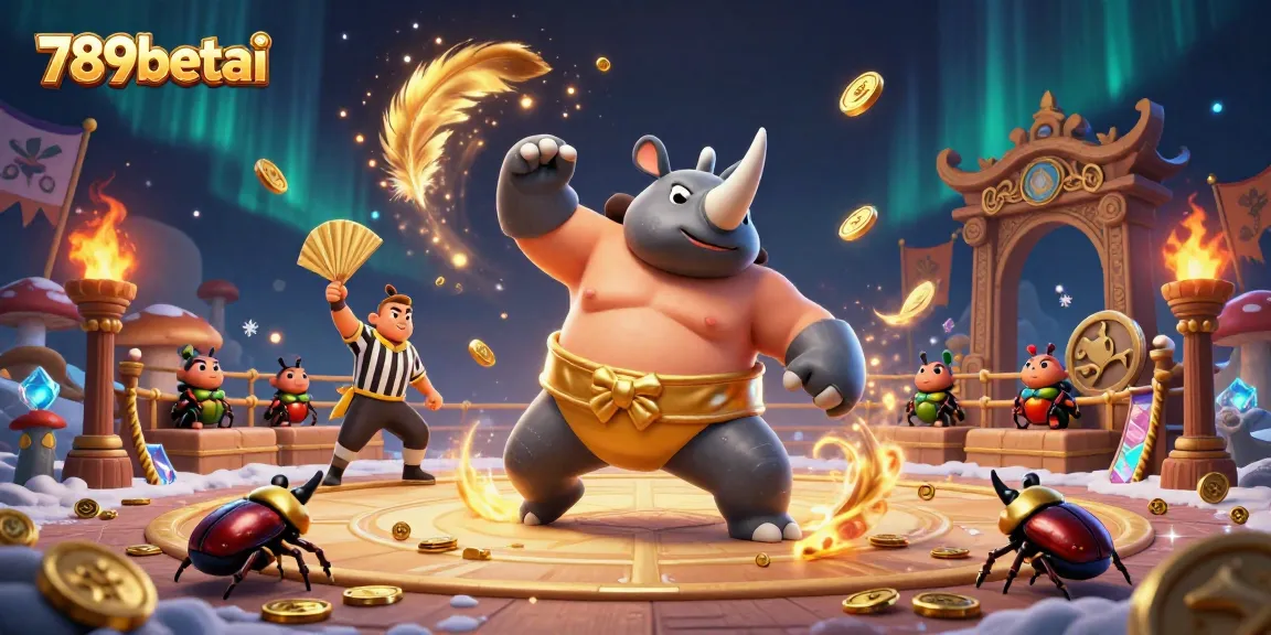 Experience excitement with 789betai in this vibrant casino scene featuring golden coins flying