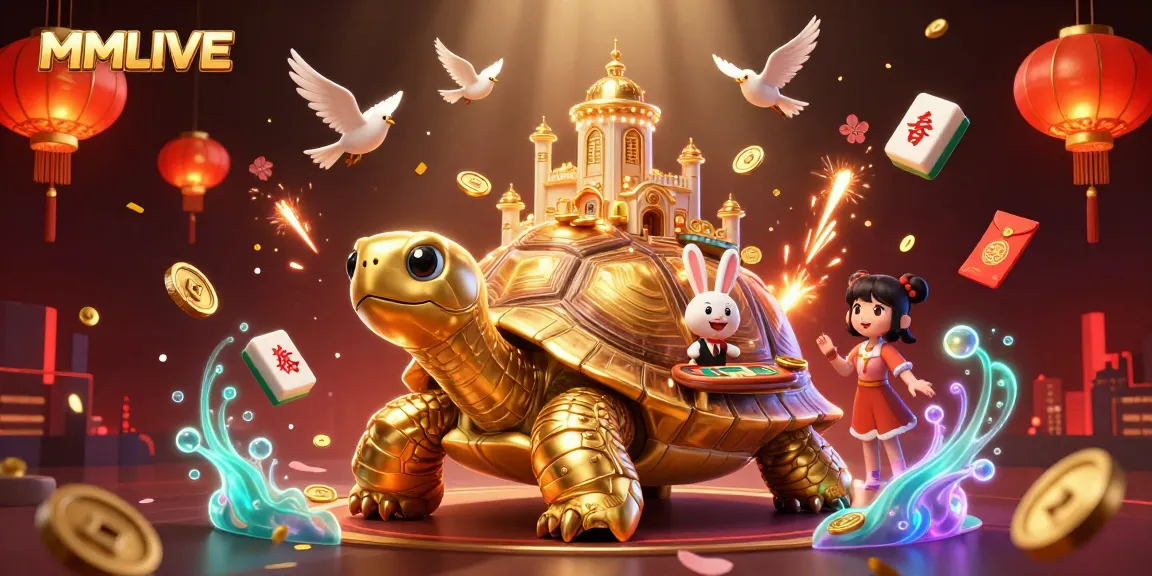 Engage with MMLIVE and enjoy live streaming in vibrant virtual environments filled with lively characters and casino elements.