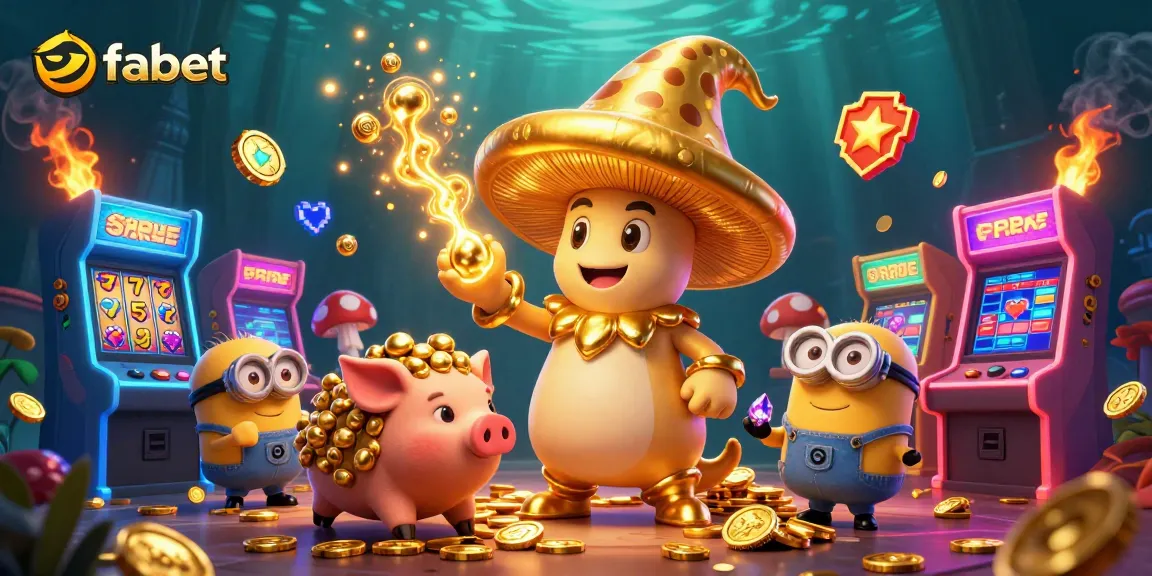 Experience ultimate thrills with fabet's enchanting wizard and treasures in a vibrant casino world.