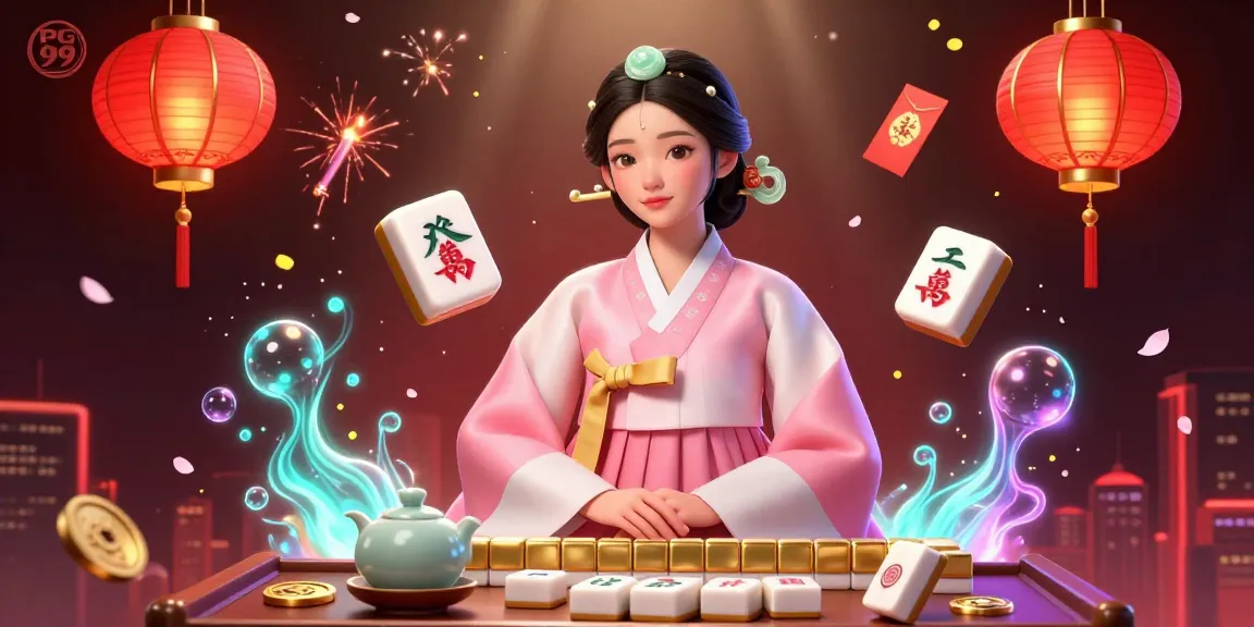 Engage in thrilling casino action at PG 99 with vibrant 3D imagery of games and rich cultural elements.