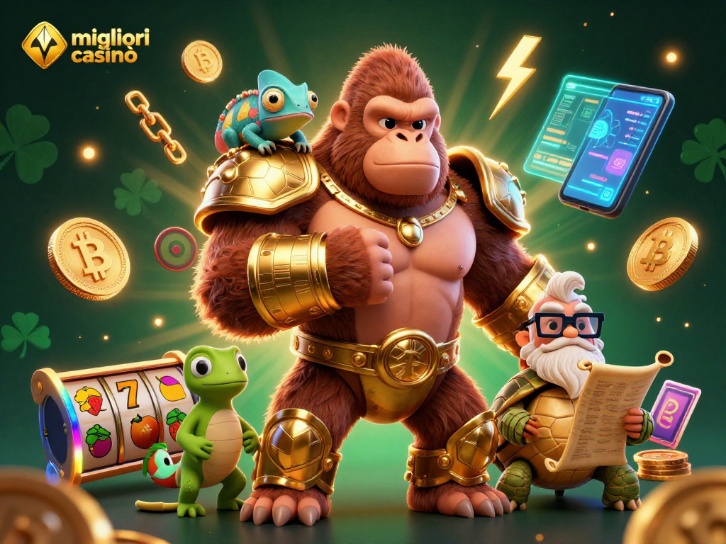 Impara le strategie dei migliori casinò online mentre il gorilla re sfida il tavolo da gioco.