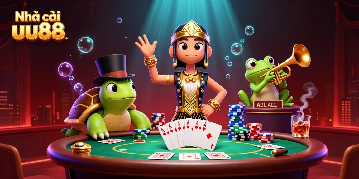 Engage with Nhà cái uu88's vibrant casino experience featuring lively characters and game elements for immersive gameplay.