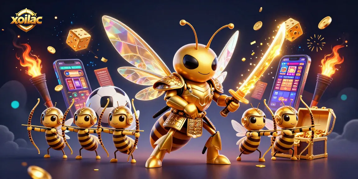 Experience explosive winnings with xoilac in this vibrant sports betting illustration.