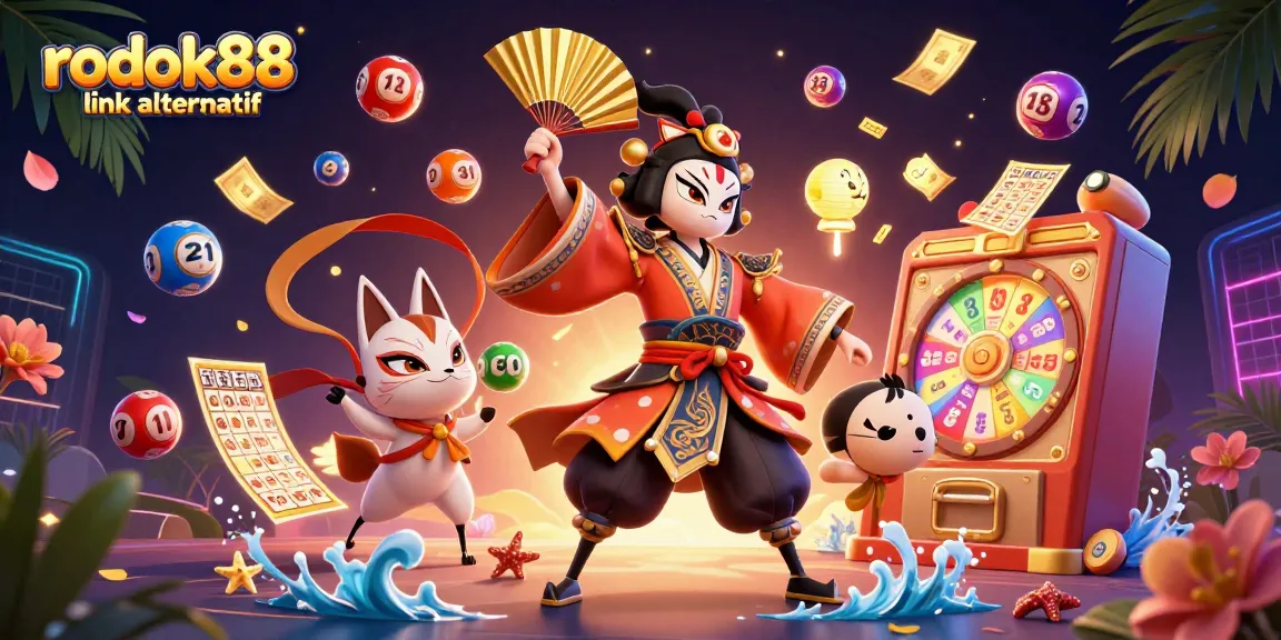 Celebrate winnings at rokok88 link alternatif with vibrant, dynamic casino-themed illustration.