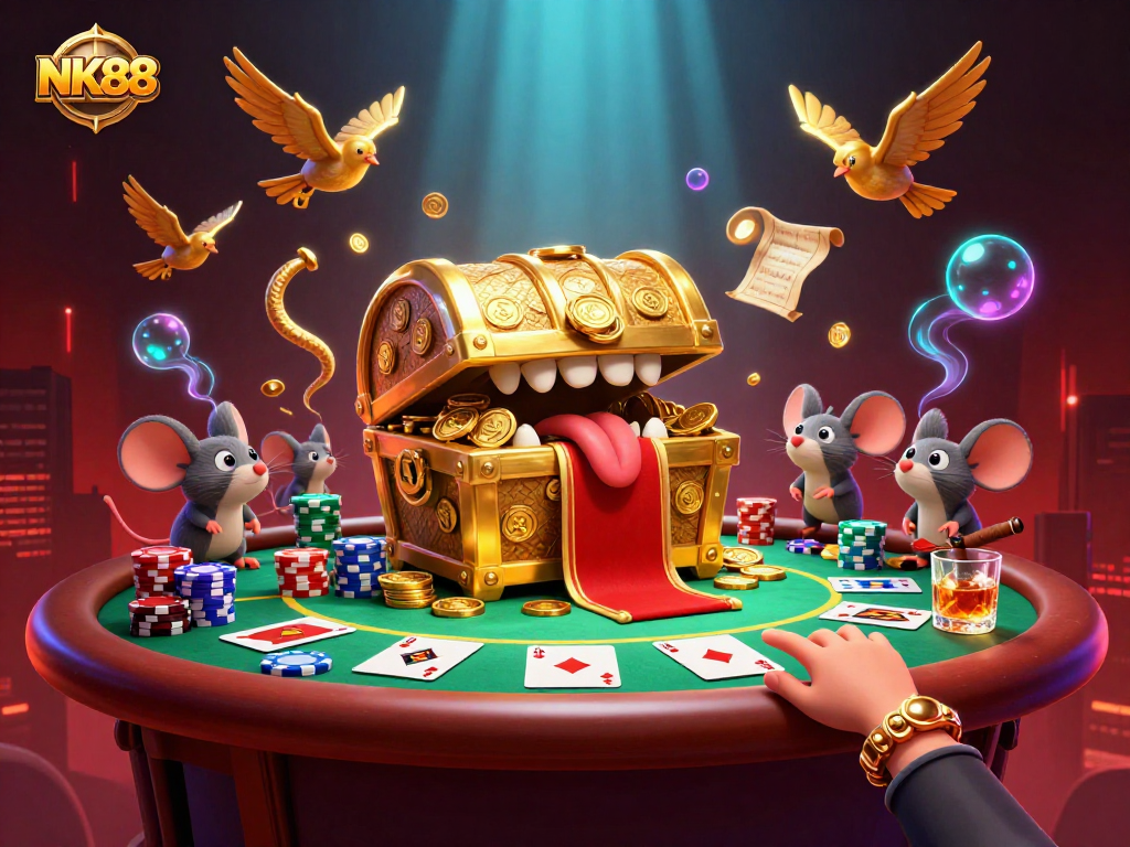 Engage in thrilling moments at NK88 with a vibrant 3D casino adventure.