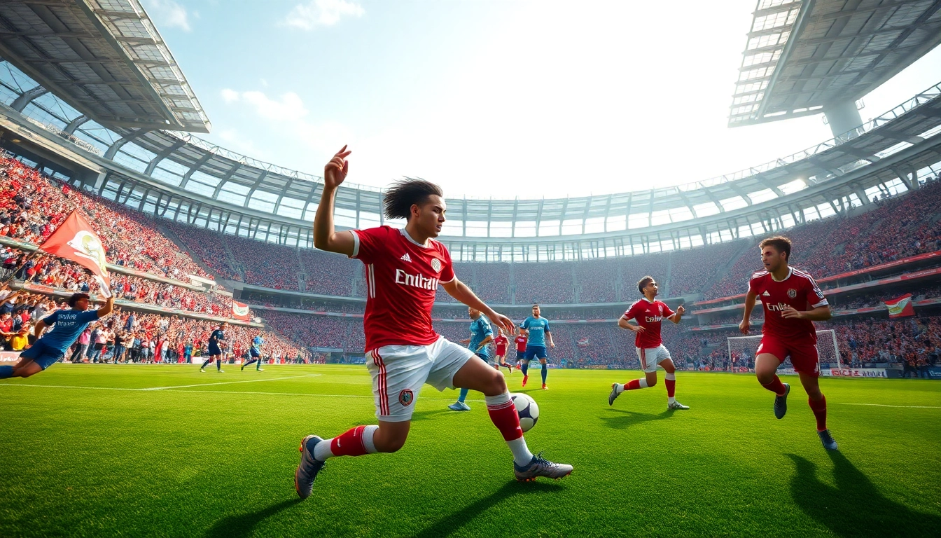 Exciting scene of giải vô địch quốc gia mỹ match with enthusiastic fans and dynamic gameplay.