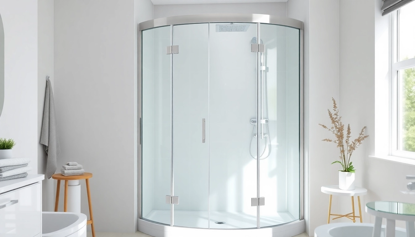 Komplett duschkabine 80x80 eckeinstieg mit elegantem Design und klaren Linien im modernen Badezimmer.