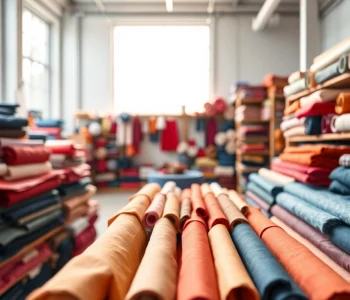 Gebruik uni katoen stof in verschillende kleuren voor creatieve naaiprojecten.