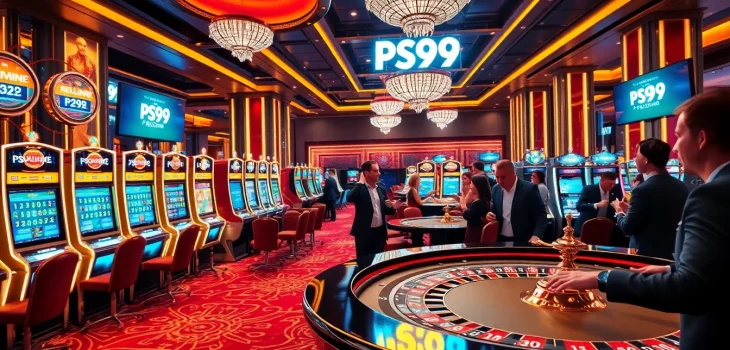 Experience the excitement of PS99COM as players engage in thrilling casino games.